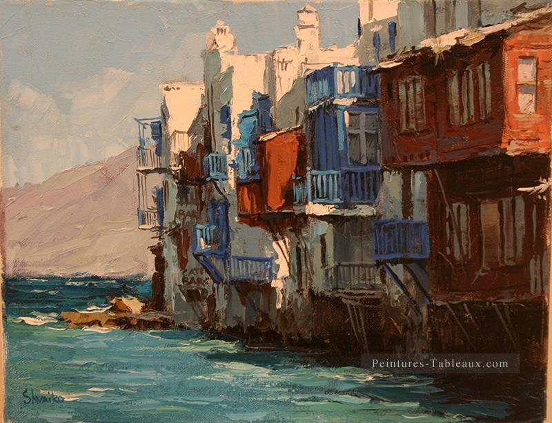 Petite Venise à Mykonos Egée Peintures à l'huile